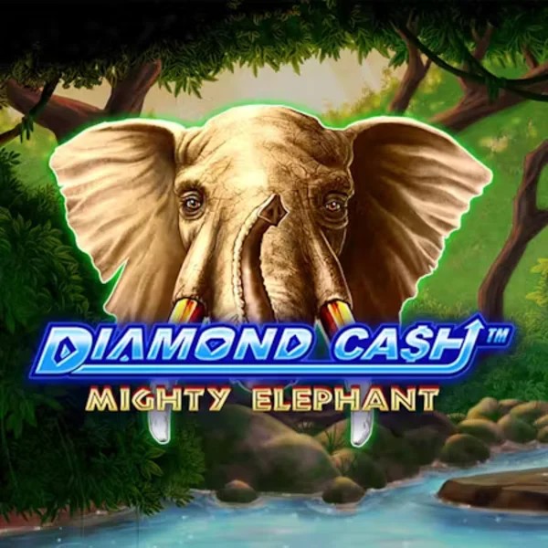 Diamond Cash Mighty Elephant online game logo by Greentube on gizbo.eu