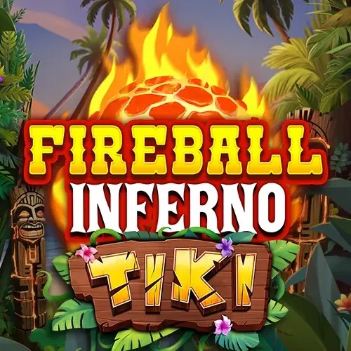Fireball Inferno Tiki online game logo by NetEnt on gizbo.eu