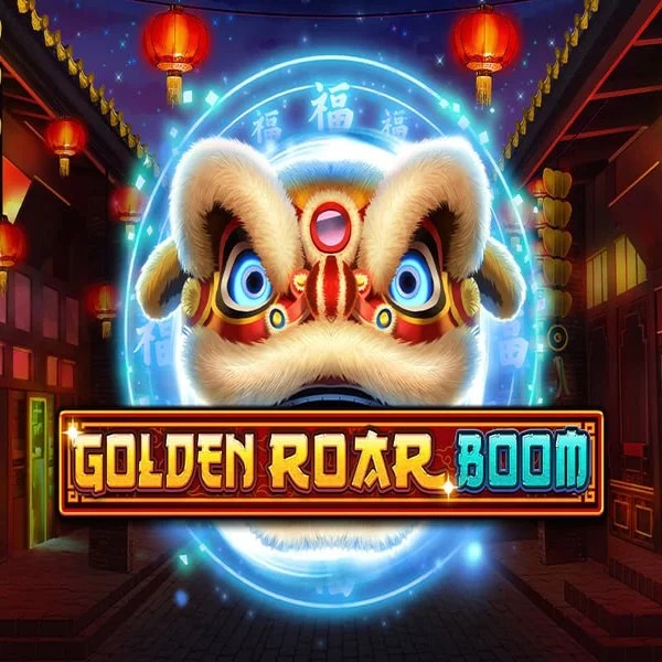 Golden Roar BOOM logo – Slots by Greentube at Gizbo Casino