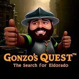Gonzo's Quest slot logo by NetEnt at Gizbo CasinoGonzo's Quest