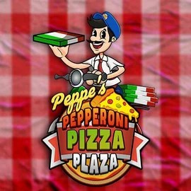 Peppe’s Pepperoni Pizza Plaza game by Pragmatic Play – logo hosted on Gizbo Casino