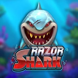Razor Shark logo – Slots by Push Gaming at Gizbo Casino